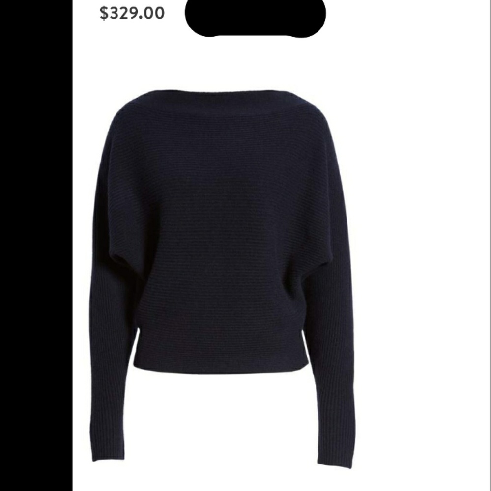 Lewit Dolman Sleeve Cashmere Sweater Size L